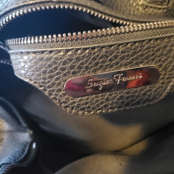 Sergio Ferretti Croc Embossed Classic Satchel - Picture 4 of 13